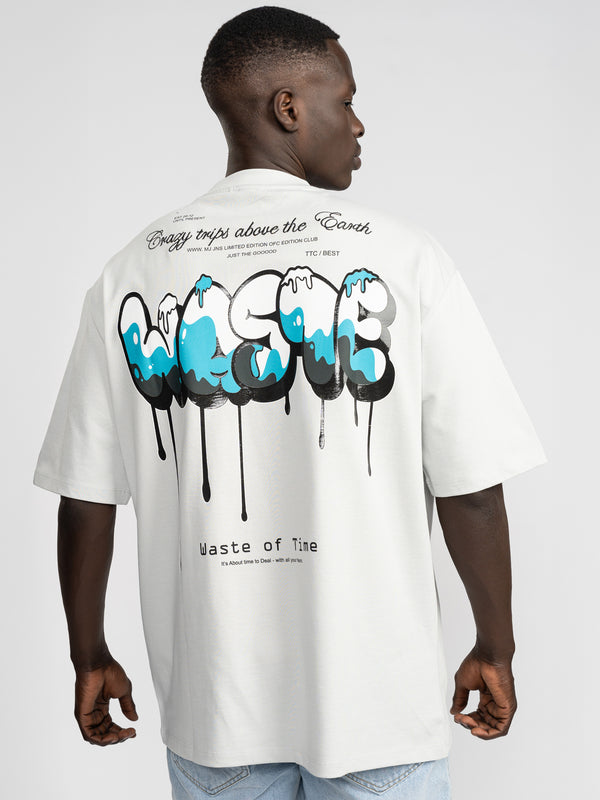T-SHIRT OVER SIZE Light Gray / XXL