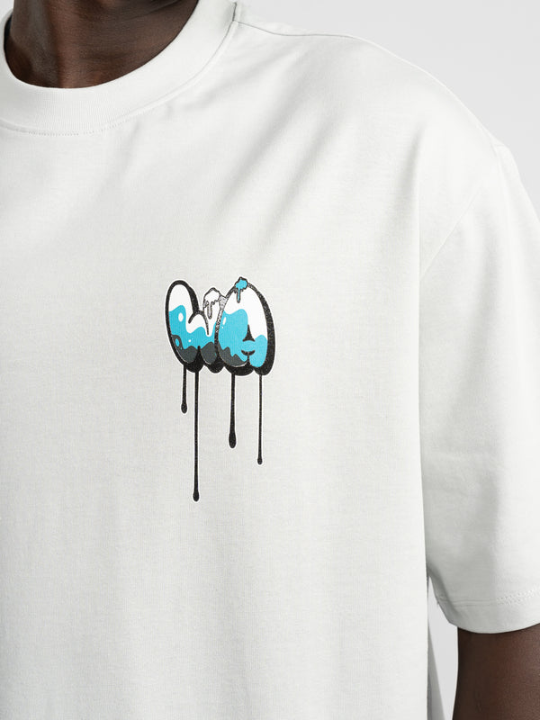 T-SHIRT OVER SIZE Light Gray / XXL