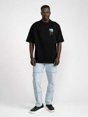 T-SHIRT OVER SIZE Black / XXL