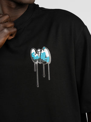 T-SHIRT OVER SIZE Black / XXL