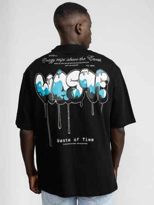T-SHIRT OVER SIZE Black / XXL