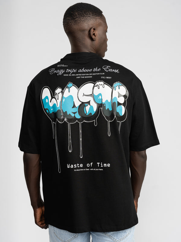 T-SHIRT OVER SIZE Black / XXL