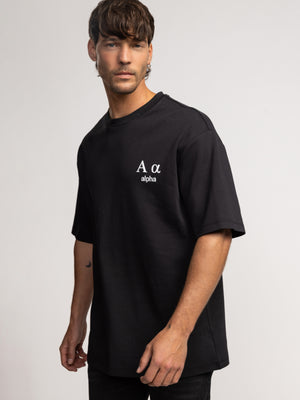 T-SHIRT OVER SIZE Black / XXL