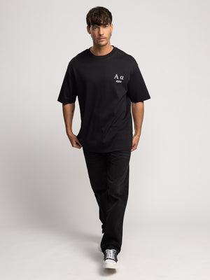 T-SHIRT OVER SIZE Black / XXL