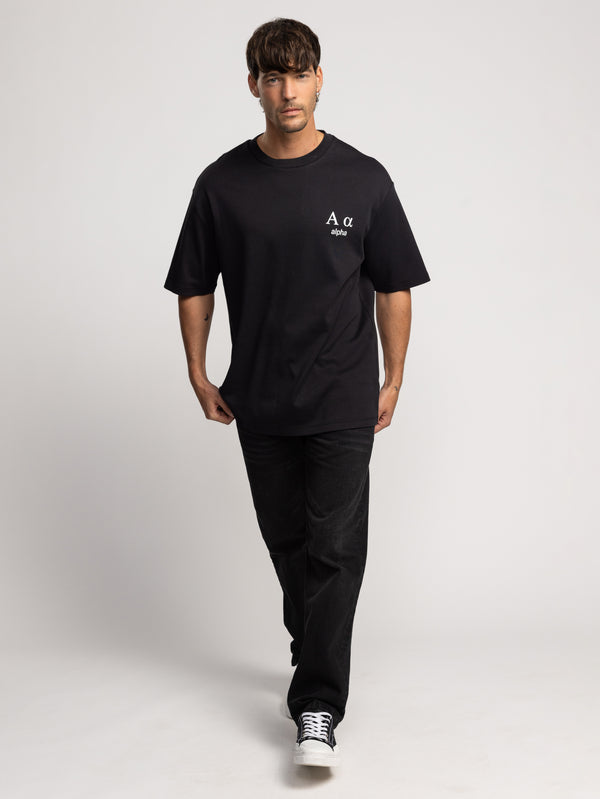 T-SHIRT OVER SIZE Black / XXL