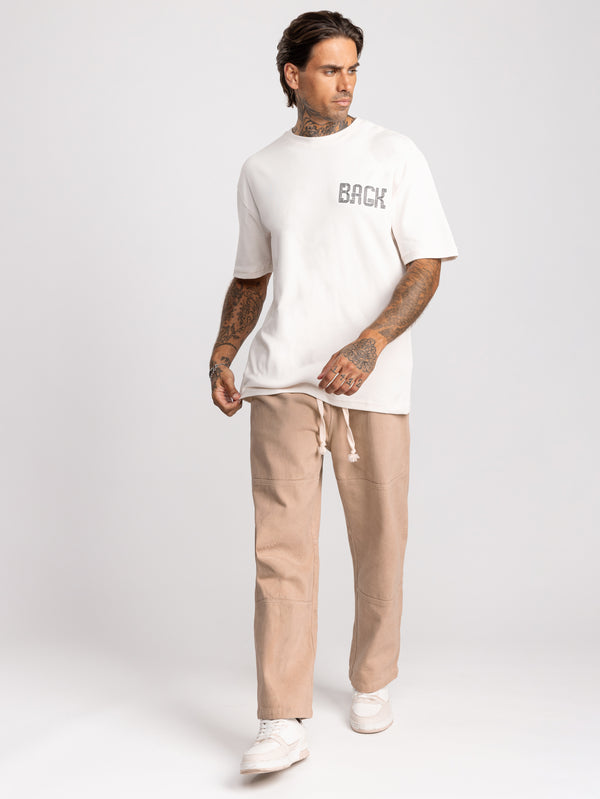 T-SHIRT OVER SIZE Cream / XXL