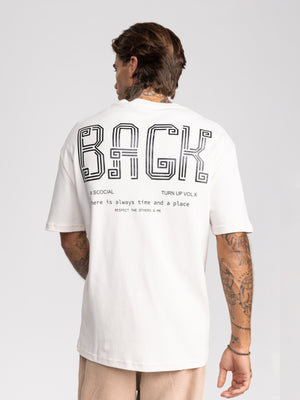 T-SHIRT OVER SIZE Cream / XXL