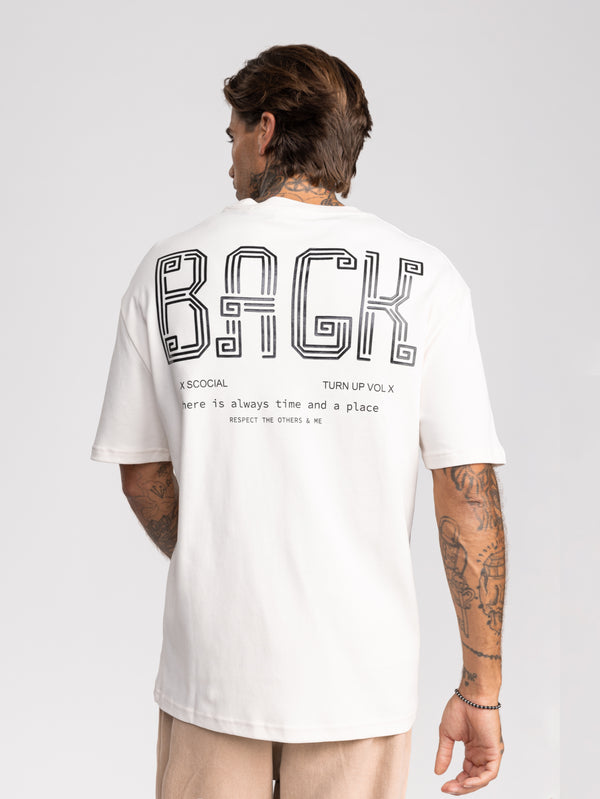 T-SHIRT OVER SIZE Cream / XXL