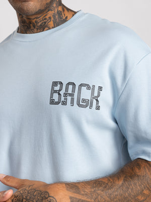 T-SHIRT OVER SIZE Light Blue / XXL