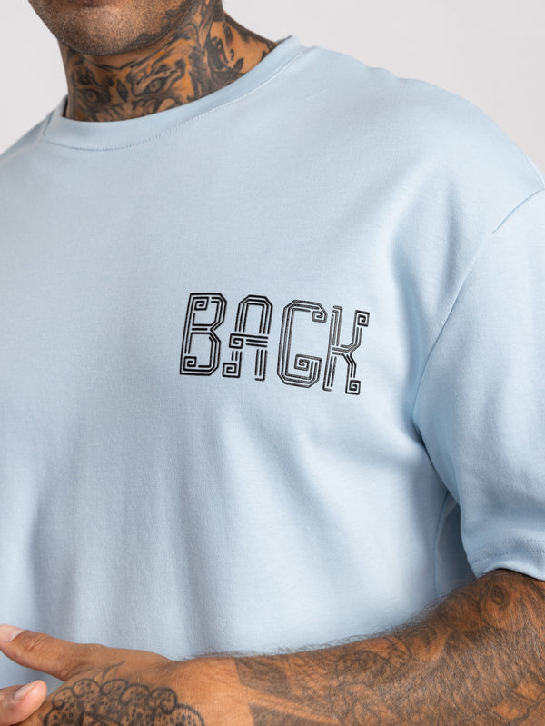 T-SHIRT OVER SIZE Light Blue / XXL