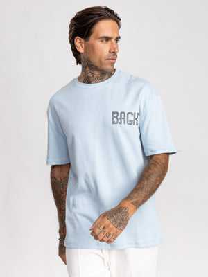 T-SHIRT OVER SIZE Light Blue / XXL