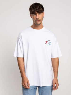 T-SHIRT OVER SIZE Cream / XXL