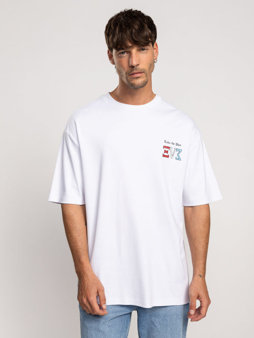 T-SHIRT OVER SIZE Cream / XXL