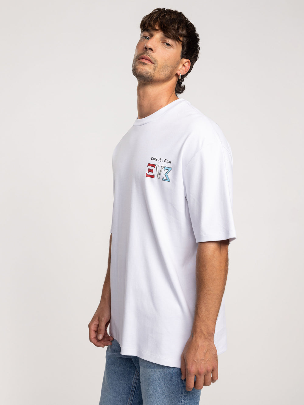 T-SHIRT OVER SIZE Cream / XXL