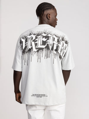T-SHIRT OVER SIZE Light Gray / XXL