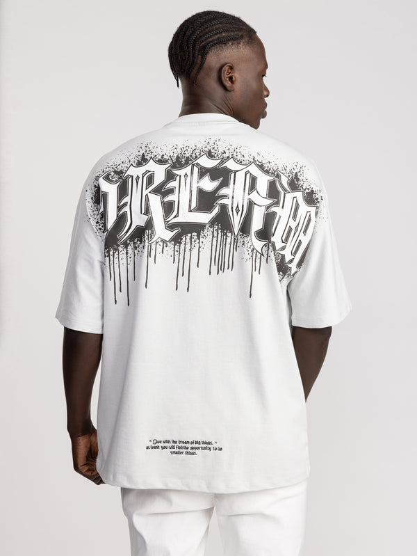 T-SHIRT OVER SIZE Light Gray / XXL