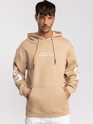 FASHION HOODIE Beige / XXL