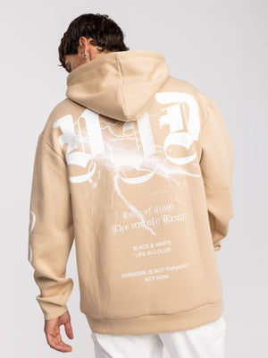 FASHION HOODIE Beige / XXL