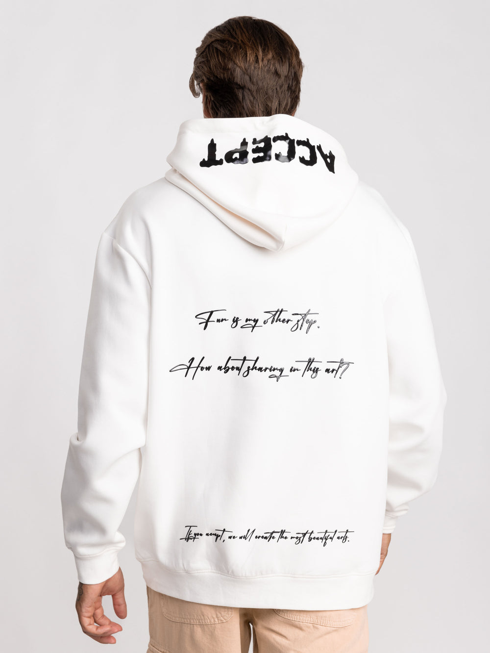 FASHION HOODIE White / XXL