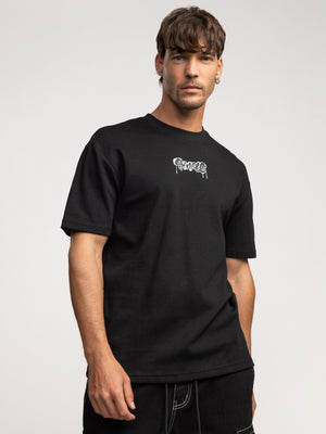 T-SHIRT OVER SIZE Black / XXL