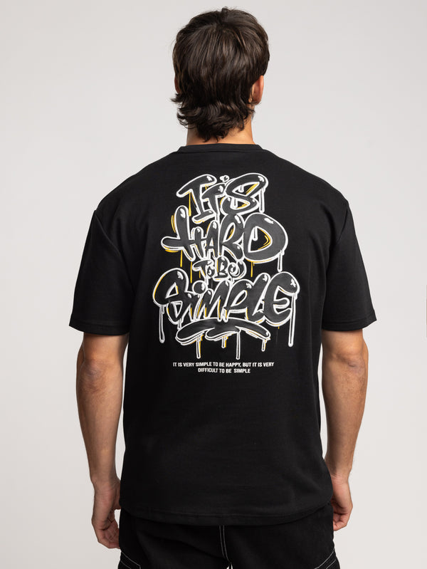 T-SHIRT OVER SIZE Black / XXL