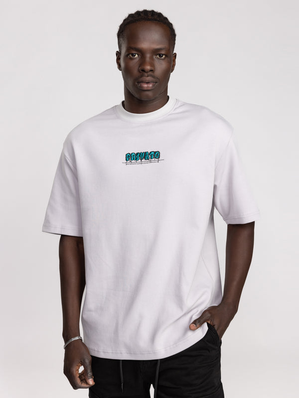 T-SHIRT OVER SIZE Light Gray / XXL