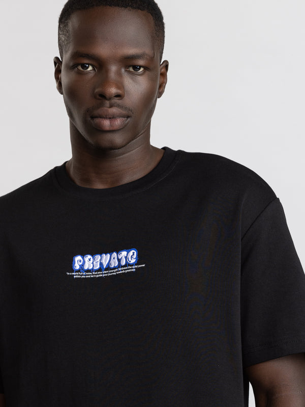 T-SHIRT OVER SIZE Black / XXL