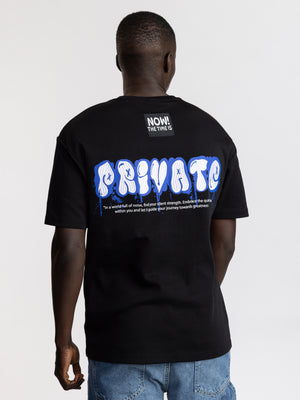 T-SHIRT OVER SIZE Black / XXL