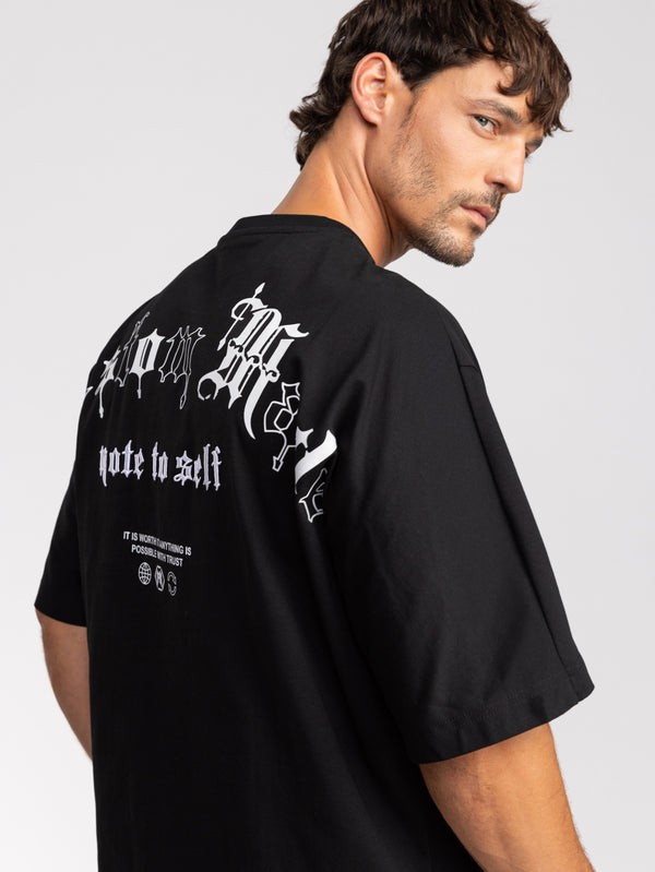 T-SHIRT OVER SIZE Black / XXL