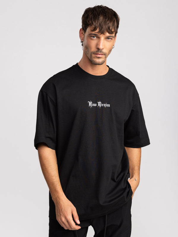 T-SHIRT OVER SIZE Black / XXL
