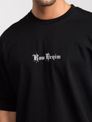 T-SHIRT OVER SIZE Black / XXL
