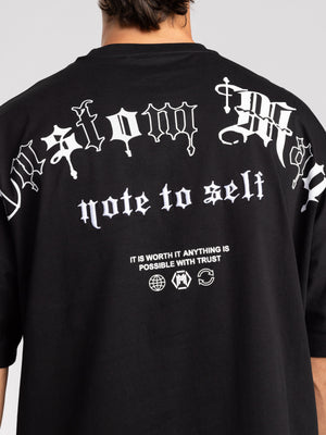 T-SHIRT OVER SIZE Black / XXL
