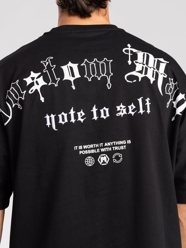 T-SHIRT OVER SIZE Black / XXL