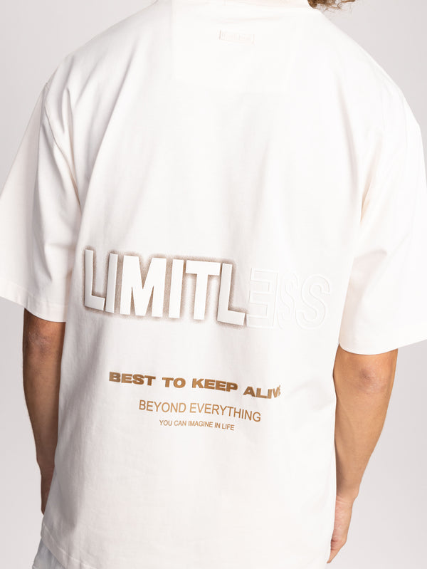 T-SHIRT OVER SIZE Cream / XXL