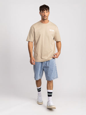 T-SHIRT OVER SIZE Khaki / XXL