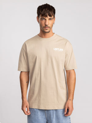 T-SHIRT OVER SIZE Khaki / XXL