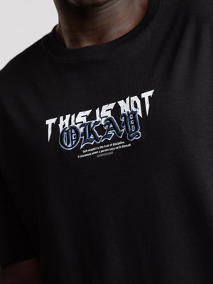 T-SHIRT OVER SIZE Black / XXL