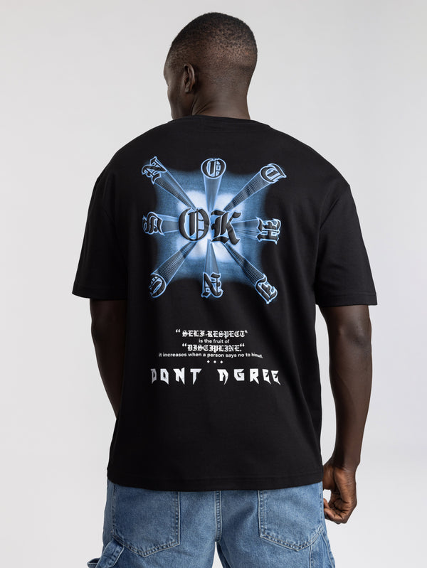 T-SHIRT OVER SIZE Black / XXL