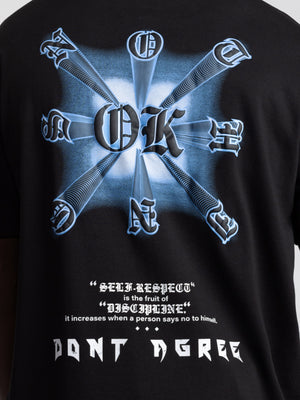 T-SHIRT OVER SIZE Black / XXL