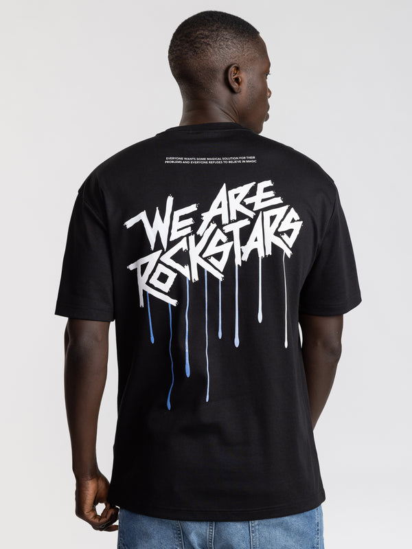 T-SHIRT OVER SIZE Black / XXL