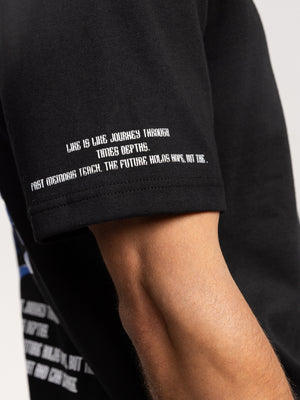 T-SHIRT OVER SIZE Black / XXL