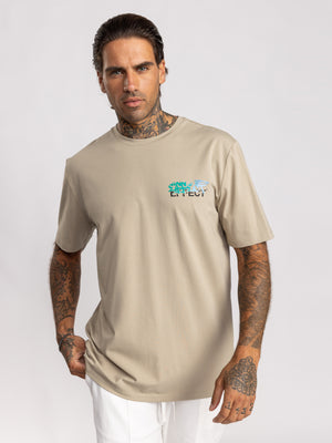 FASHION T-SHIRT Khaki / XXL