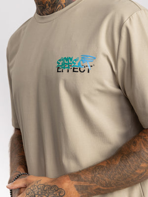 FASHION T-SHIRT Khaki / XXL