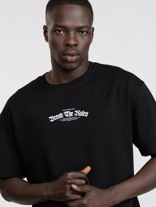T-SHIRT OVER SIZE Black / XXL