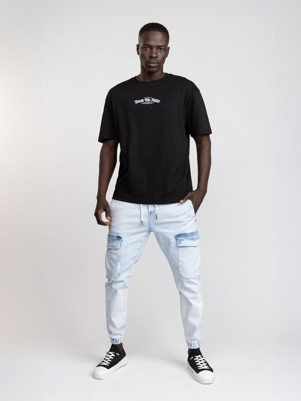 T-SHIRT OVER SIZE Black / XXL