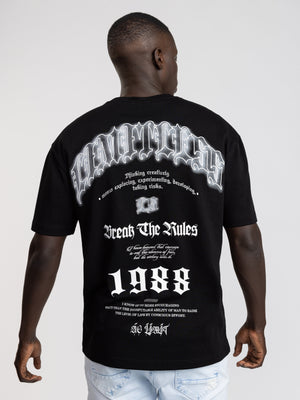 T-SHIRT OVER SIZE Black / XXL