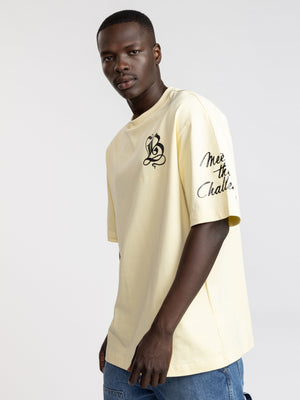 T-SHIRT OVER SIZE Yellow / XXL
