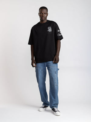 T-SHIRT OVER SIZE Black / XXL