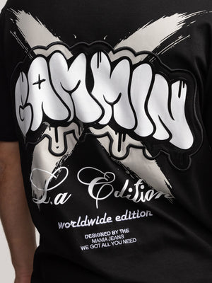 T-SHIRT OVER SIZE Black / XXL