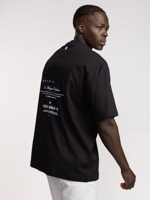 T-SHIRT OVER SIZE Black / XXL